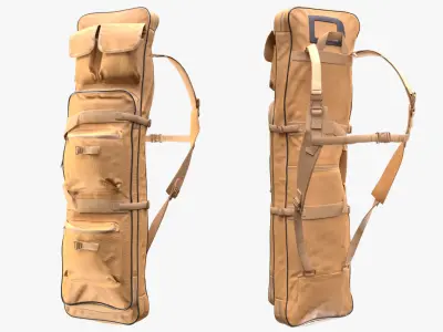 Tactical Bag 127 - All MH Bodies - UE5 Skeletons - Rigged Low-poly 3D model