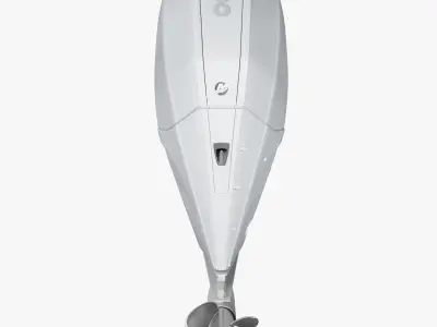 Mercury Fourstroke 300hp v8 Outboard Motor 3D model