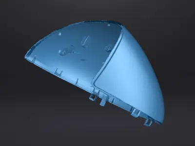 3D Scan Original Porsche Cayenne 958 92a Mirror Cap 3D model