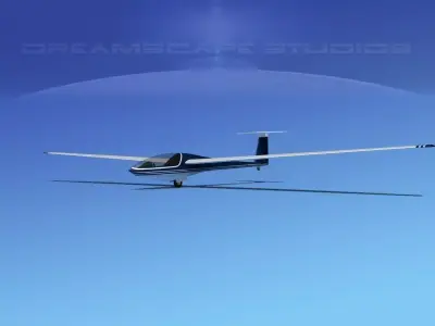 DG-400 15-Metre Motorglider V11 3D model