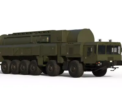 RS 26 Oreshnik Rubezh IRBM 3D model