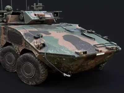 IFV Freccia  Low-poly 3D model