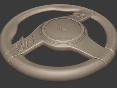 Steering wheel  Free 3D model