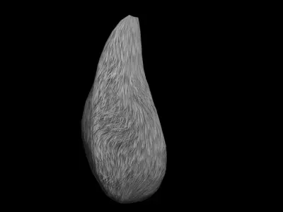 Bunny Tail for Final Fantasy XIV Low-poly 3D model