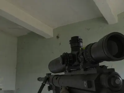 Sniper House - 4K Ultra Realistic Scene 3D model