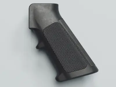 A2 Pistol Grip - Replica Low-poly 3D model