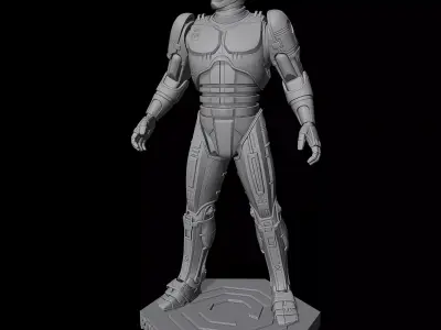 Robo Cop  Sci-Fi STL 3D Print Collectible  3D print model