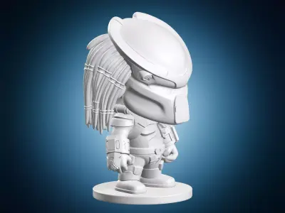 Chibi Predator 3D print model