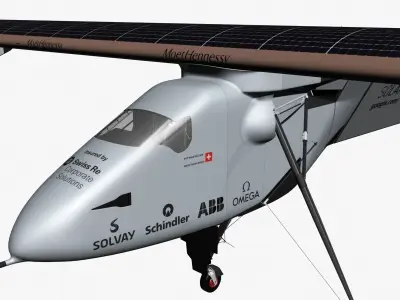 Solar Impulse-II 3D model