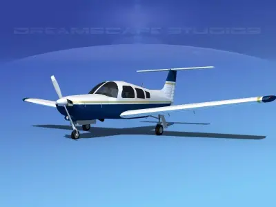 Piper Turbo Arrow III 3D model