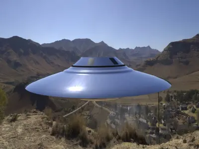 Bob Lazar Sport Model Flying Saucer 3D model