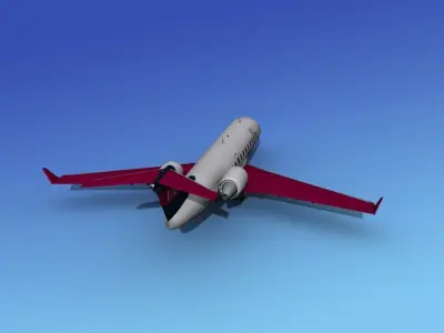 Canadair CRJ200 Ibex Airlines 3D model