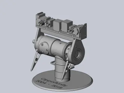 Opportunity Mars Rover Camera Head Bust 3D print model