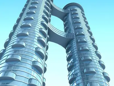 3D Architectural Building 73 3D model