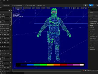 Casual Soldier 12 Low-poly 3D model