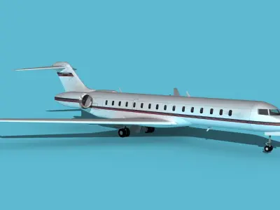 Bombardier Global 7000 V01 3D model