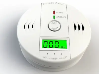 Carbon Monoxide Detector 3D model