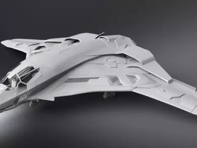 Avengers Quinjet Scale model 3D print model