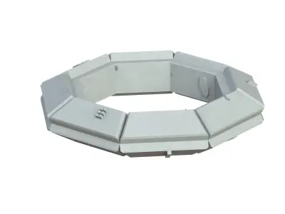 Sci Fi Object No 4119 Low Poly Low-poly 3D model
