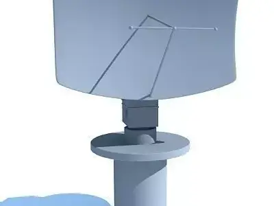 Radar 2 radio antenna 3D model