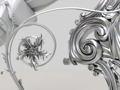 Metaverse Wedding Arch X1 Concept 3D model