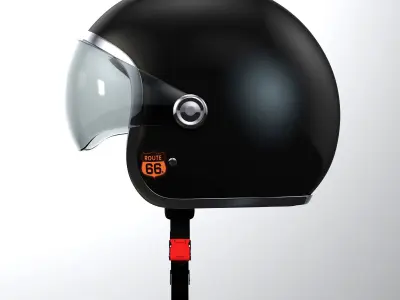 Helmet motorcycle 3D model purchase