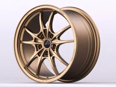 Mugen MF10 Wheel Low-poly 3D model