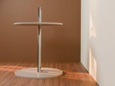 Art Deco style Side Table - Pedestal Table Free 3D model