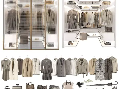 Walk-in Closet 98 part 3 3D model