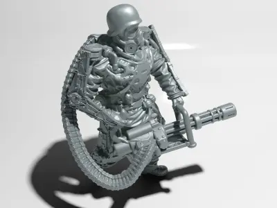 Heavy Soldier in 28 -32 mm scale Free 3D print model