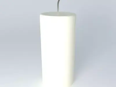 Candle Free 3D model 4