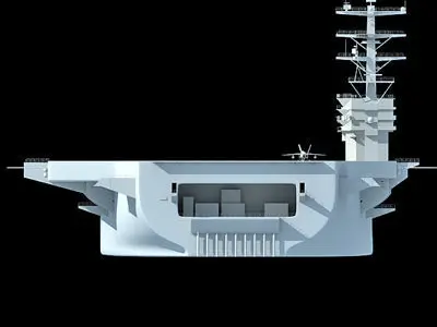 USS Nimitz Aircraft Carrier   3D model