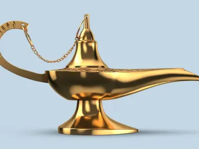 Magic Lamp 01 3D model