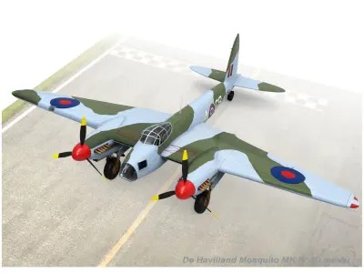 De Havilland Mosquito MkIV 3D model