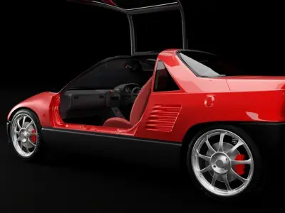 Mazda Autozam Az-1 Car 3d Model Free 3D model