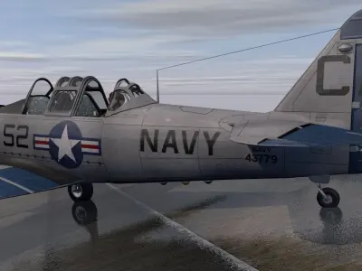 North American T-6 Texan 3D model