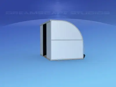 A1N Air Cargo Container  Low-poly 3D model