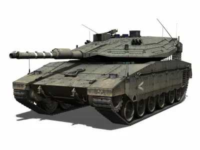 Merkava IV -  Israel Defense Forces 3D model