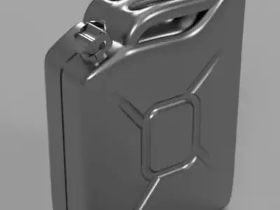 Gas canister 3D model