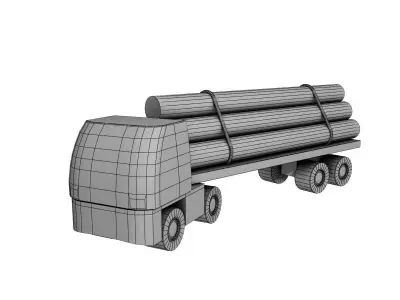 Toy truck Free 3D model