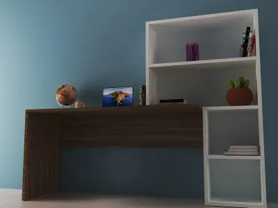 Study table Free 3D model buy