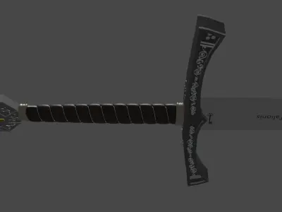 Medieval sword Free 3D model