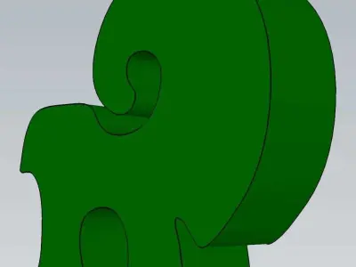 Wonderful Chameleon Home Decoration And Toy 3D model