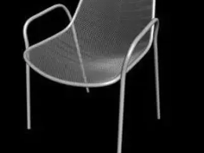 chair metal Free 3D model