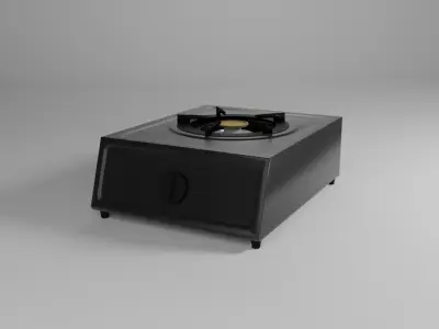 Single Stove Free 3D model