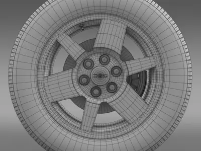 GMC Yukon XFE wheel 3D model