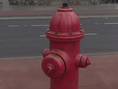 Fire hydrant Free 3D model
