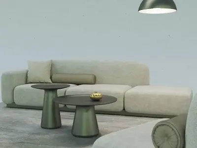 CozyLoungeChairs FurnitureVol1-A4 3D model