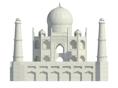 TAJ MAHAL REVIT MODEL 3D model