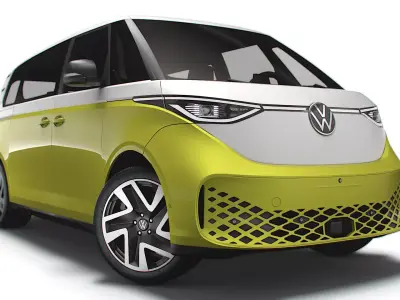 VW IDBuzz LWB 2023 3D model